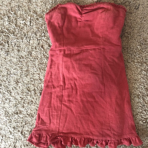 Pink Free People Strapless dress - Picture 4 of 6